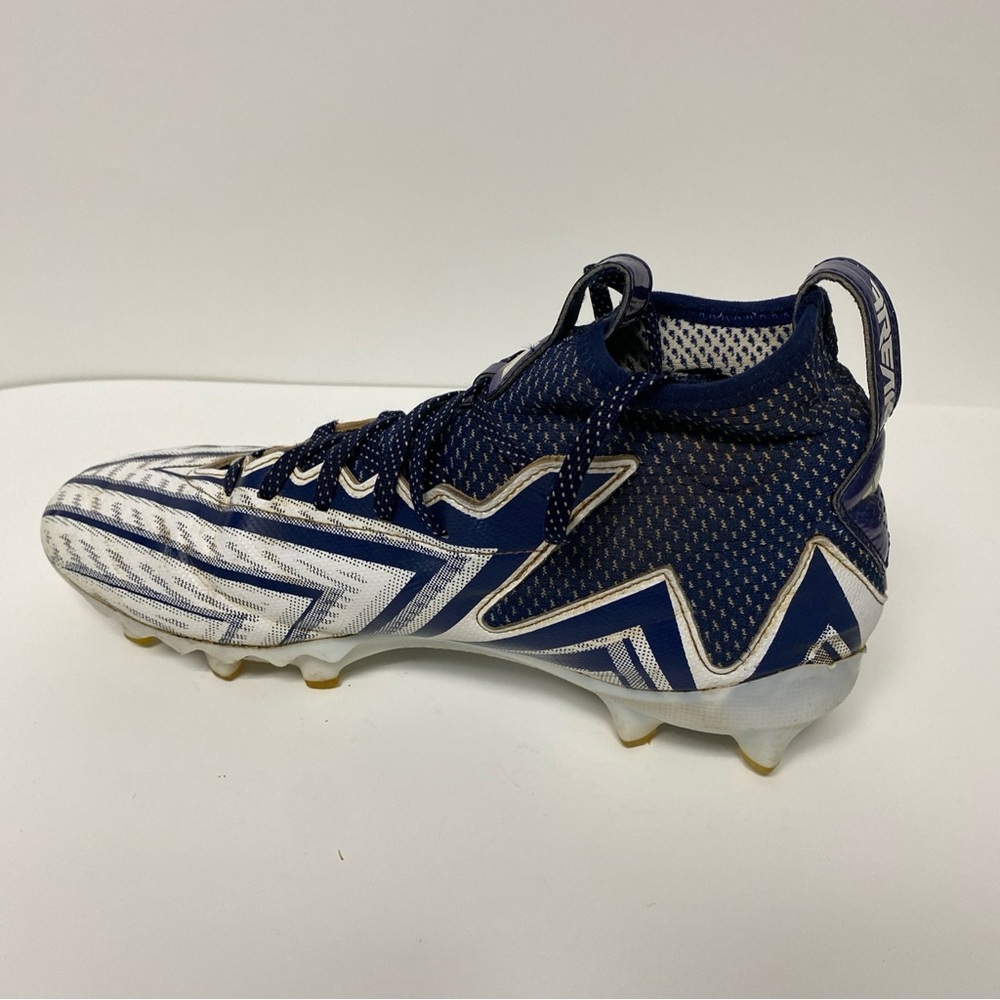 Adidas Freak 24 Inline Football Cleats White Metallic Blue Mens Size 10 - Picture 5 of 7